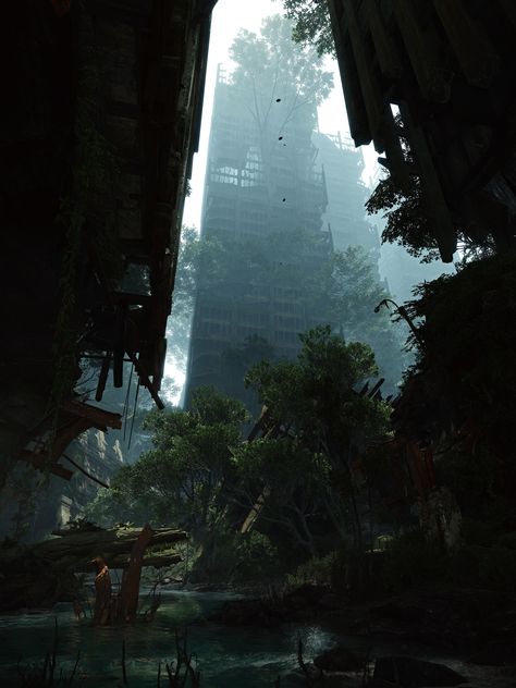 Art Apocalypse, Crysis 3, Apocalypse Landscape, Post Apocalyptic City, Apocalypse World, Apocalypse Aesthetic, Post Apocalyptic Art, Illustration Fantasy, Apocalypse Art