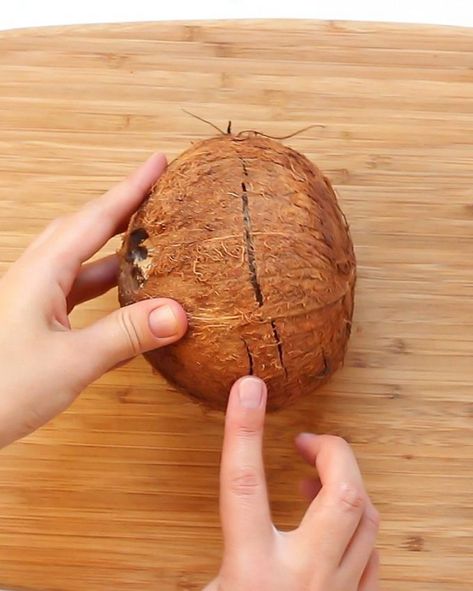 Learn what to do with a coconut! How to open it, collect coconut water, release the meat and turn it into shredded coconut, coconut butter, coconut milk, and coconut flour. #coconut #recipe #tutorial #howto #coconutmilk #coconutflour #DIY Coconut Water Recipes, Open A Coconut, Coconut Recipe, Make Coconut Milk, Coconut Flour Recipes, Recipe Tutorial, Working Mom Tips, Coconut Health Benefits, Coconut Chips