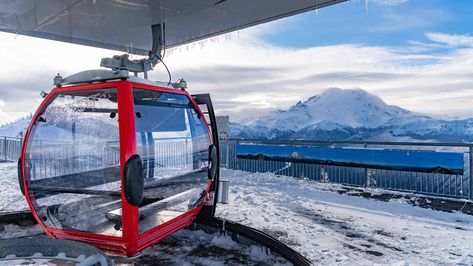 Crystal Mountain, Gondola Ride, Wind Direction, Mt Rainier, Amazing Views, Mountain Resort, Vancouver Bc, Top Of The World, Ski Resort