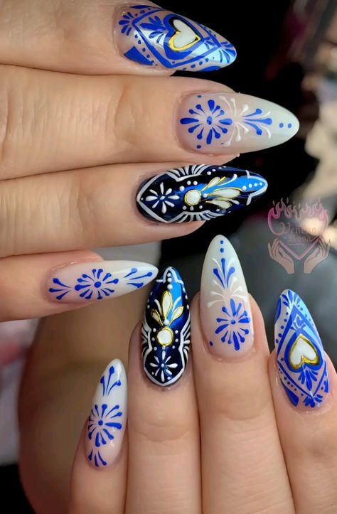 Mexican Nails, Beachy Nails, Witchy Nails, Pretty Nail Polish, Black Acrylic Nails, Nail Candy, Gem Nails, Beautiful Nail Designs, Bridal Nails