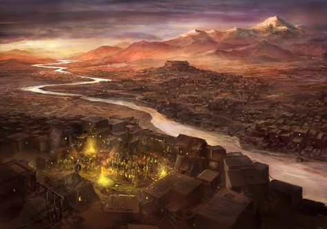 Sparta by jbrown67.deviantart.com on @DeviantArt Ancient Sparta City, Ancient Sparta, City Concept, Ancient Greek City, Novel Inspiration, Art Of Animation, Devian Art, Fantasy Worlds, Widescreen Wallpaper