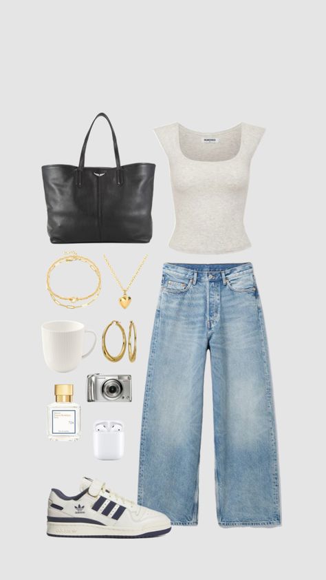 Vibes Outfit, Beauty Vibes, Outfit Inspo Casual, Stockholm Fashion, Mode Ootd, Simple Trendy Outfits, Cute Everyday Outfits, Cute Simple Outfits, 가을 패션