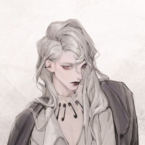 •°•✿ Click to see more fun icons! ✿•°• Sad Upset Unhappy Angry Glaring Long White Hair Red Eyes Goth Emo Edgy Aesthetic Dark Stylish Piercings Digital Art White Hair Anime Woman, Boy Icon Pfp, White Hair Red Eyes, Boy Icon, Long White Hair, Vampire Boy, Edgy Aesthetic, Purple Themes, 웃긴 사진