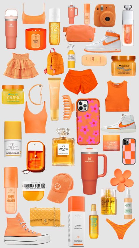 orange preppy aesthetic #orangeaesthic #stanleytumbler #outfitinspo #luluelmon #soldejanero all thing orange summer wishlist summer must haves lulu hotty hot shorts perfume nike shoes nike blazers ulta Wishlist Summer, Preppy Orange, Orange Preppy, Summer Must Haves, Summer Wishlist, Collage Outfits, Nike Blazers, Dream List, Hotty Hot Shorts