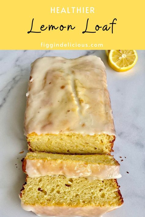 Healthier Lemon Loaf, Healthy Lemon Loaf Greek Yogurt, Greek Yogurt Lemon Loaf, Lemon Loaf With Yogurt, High Protein Lemon Loaf, Low Calorie Lemon Loaf, Protein Lemon Loaf, Lemon Loaf Healthy, Healthy Lemon Loaf