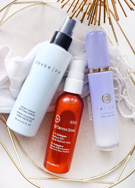 The Best Setting Sprays for Dry Skin • Girl Loves Gloss Setting Spray For Dry Skin, Best Setting Spray, Dry Skin Body, Beauty Tips For Hair, Skin Care Steps, Dry Skin Care, Dewy Skin, Moisturizer With Spf, Skin Care Remedies