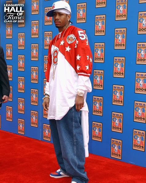 LeagueFits | LEAGUEFITS HOF: i’ll agree to disagree on most things, but when it comes to styling a sports jersey, there is no debate that allen… | Instagram Allen Iverson Outfit, Allen Iverson Style, Black American Culture, Agree To Disagree, Dope Fits, Bowl Game, Allen Iverson, Streetwear Men, American Culture