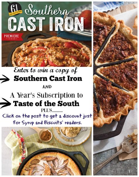 Southern Cast Iron magazine giveaway, plus more! Coconut Sheet Cakes, Magazine Recipes, Southern Kitchens, Easy Baking Recipes Desserts, Easy Baking Recipes, Food Magazine, Easy Weeknight Meals, Sheet Cake, Southern Recipes