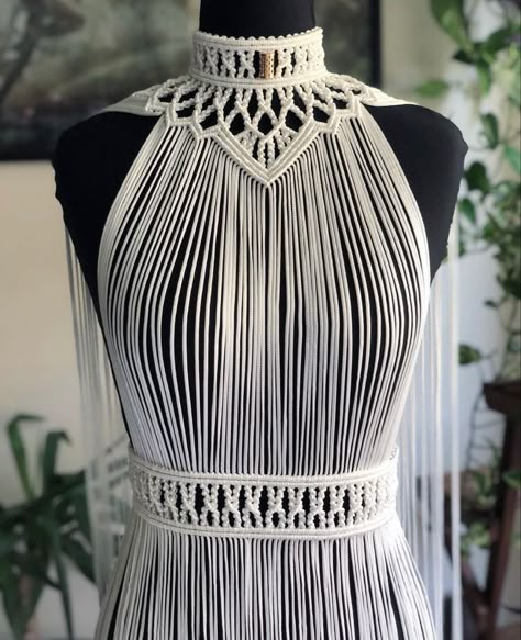 Macrame Garments, Diy Macrame Projects, Macrame Clothes, Sandals Patterns, Dress Name, Macrame Dress, Dress Tutorials, Macrame Patterns Tutorials, Crochet Fashion Patterns