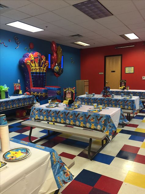 Pokemon themed pump it up birthday party Liminal Space Birthday Party, Dreamcore Birthday Party, Pump It Up Birthday Party, Backrooms Birthday, Kidcore Birthday Party, Birthday Party Nostalgia, Nostalgia Birthday, Space Jam Theme, Up Birthday Party