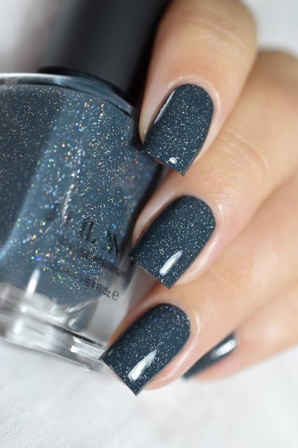 Popular January Nail Colors, Ilnp Nail Polish Swatch, January Nails Winter Simple 2024, Frosted White Nails, January Nail Colors Winter, Ilnp Polish, Simple Winter Nail Ideas, January Nails Winter Simple, Matte Gray Nails