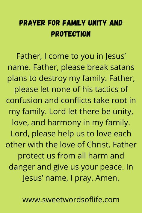 Prayers For Family Protection, Words Of Life, Jesus Father, Prayer For My Son, Prayer For My Family, Family Unity, Prayer For My Children, The Blood Of Jesus, Prayer For Guidance