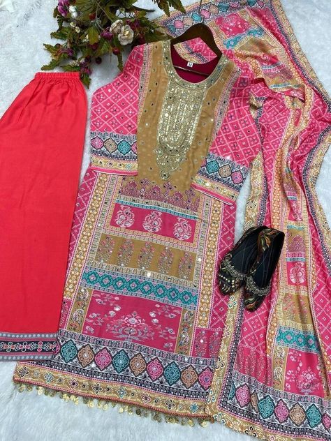 Looking for the perfect outfit for your next special occasion? Check out our Indien Bollywood Salwar Kameez Vêtement collection! Made in India with maslin fabric and available in a stunning rose color, this designer outfit is perfect for weddings, festivals, and more. Stitched up to size S, M, L, and XL (max 44 inches). #BollywoodFashion #DesignerOutfit #SpecialOccasions #IndianFashion #WeddingAttire #eBay #eBayStore #eBaySeller #Femme #maslin #Rose #Inde #BridalGallery #Pakistanais https:/... Bridal Gallery, Designer Outfit, Samosa, Whatsapp Number, Rose Color, Bollywood Fashion, Wedding Attire, Cash On Delivery, Salwar Kameez