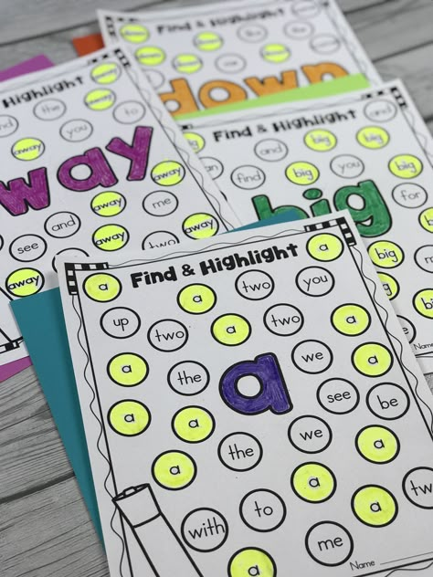 Sight Word Practice Preschool, Beginning Sight Words Preschool, Sight Word Bingo Free Printable, Sight Word Worksheets Free Printables, Sight Word Worksheets For Kindergarten, Kindergarten Sight Word Activities, Preschool Sight Words Activities, Sight Words Kindergarten Printables, Sight Word Printables