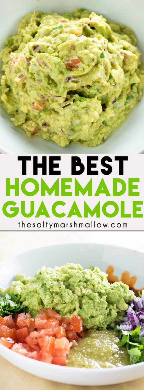 Best Homemade Guacamole, Recipe For Guacamole, Homemade Guacamole Recipe, Best Guacamole, Guacamole Recipe Easy, Best Guacamole Recipe, Easy Guacamole, Homemade Guacamole, Fresh Avocado