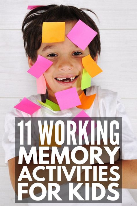 11 Working Memory Activities for Kids | If you’re looking for games to help develop working memory and executive functioning skills at home, at school, and as part of occupational and speech therapy, this collection of tips and ideas is a great place to start! We’ve included 7 working memory strategies for kids as well as 11 games to help develop a child’s memory, planning, and organization skills, which have the added benefit of making learning fun. #workingmemorygames #specialeducation Pressure Grading Activities Occupational Therapy, Poor Working Memory, Working Memory Activities For Kids, Memory Activities For Kids, Working Memory Activities, Executive Functioning Activities, Executive Functioning Strategies, Memory Planning, Teaching Executive Functioning