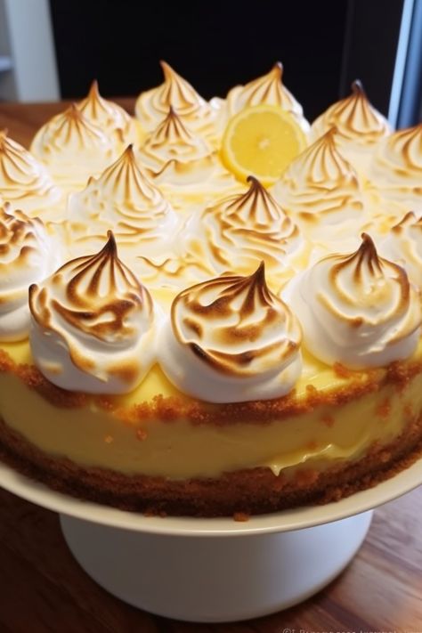 Lemon Meringue Dream Cheesecake - An Organized Chaos Meringue Cheesecake, Italian Lemon Pound Cake, Meringue Topping, Bomb Cake, Lemon Meringue Cheesecake, Cheesecake Layer, Cookies From Scratch, Lemon Pound Cake, Lemon Meringue Pie