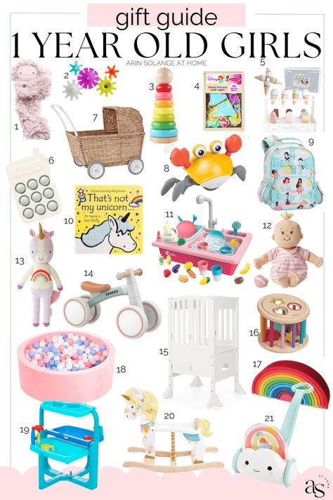 Presents For 1 Year Girl, Christmas Gifts For 1 Year Baby Girl, Gift For One Year Old Girl, Gifts For One Year Old Girl, Gifts For 1 Year Baby Girl, First Birthday Present Ideas, One Year Old Christmas Gifts, One Year Old Birthday Gift, Gifts For One Year Old