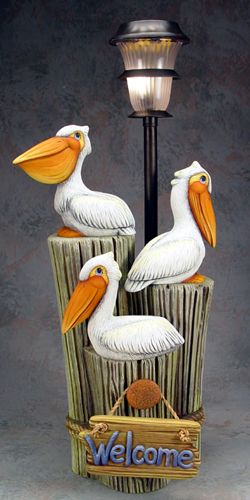 Pelican Art, Ready To Paint Ceramics, Clay Birds, Painted Ceramics, Wood Post, Ceramic Bisque, Clay Figurine, New Ceramics, Ceramic Birds