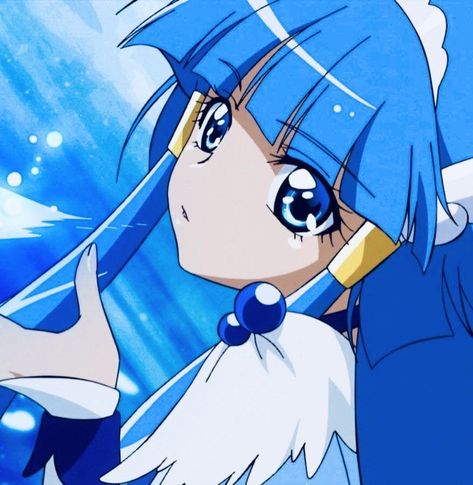 Glitter Force Characters, Batman Art Drawing, Aesthetic Profile Picture Cartoon Soft, Smile Precure, Glitter Force, Beauty Icons, Anime Inspired, Blue Glitter, An Anime