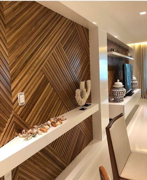 Wooden Wall Design, Home Engineering, Wall Panel Design, Home Design Software, Interior Design Software, Entrance Door Design, Foyer Design, Wall Cladding, Trendy Home