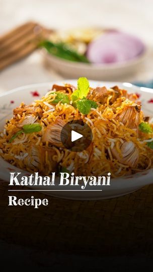 Kathal Biryani 
Full recipe on my YouTube Channel
Link in bio.
.
.
.
#kathalbiryani #kathalrecipe #jackfruit #vegrecipe #gharkakhana | Ranveer Brar | Ram Sampath, Sukhwinder Singh, Divyanidhi Sharma · Doubtwa (From "Laapataa Ladies") Kathal Recipe, Kathal Biryani, Veg Recipes, Biryani, My Youtube Channel, Youtube Channel, Link In Bio, Ram