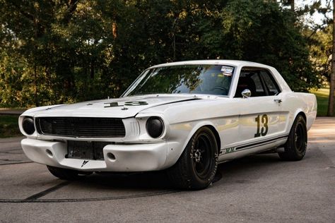 1966 Ford Mustang Coupe Race Car (white, 331ci Dart small block V8, 4-speed) Mustang 1964, Willys Wagon, Ford Mustang 1964, Ford Mustang Shelby Gt, 66 Mustang, 65 Mustang, Car White, Fox Body Mustang, Ford Mustang Coupe