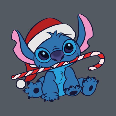 Christmas Stitch by ellador Christmas Stitch, Cartoon Character, Disney, Christmas