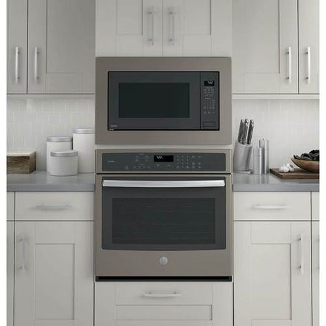 GE - Profile Series 2.2 Cu. Ft. Built-In Microwave - Gray Ge Profile Microwave, Lg Microwave, Microwave Drawer, Countertop Microwave, Microwave Cooking, Outdoor Refrigerator, Ge Appliances, Kitchen Timers, Built In Microwave