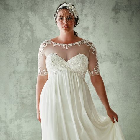 Oleg Cassini Plus Size Wedding Dresses for David's Bridal Davids Bridal Plus Size, Plus Size Brides, Plus Size Wedding Dresses, Plus Size Wedding Gowns, Plus Size Bride, Plus Size Bridesmaid, Trendy Wedding Dresses, Lace Bridal Gown, Accessories Wedding