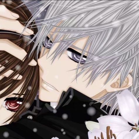 🦇❤️ Zero And Yuki Matching Pfp, Zero Vampire Knight Icon, Vampire Knight Matching Pfp, Bsf Pfp, Yuki And Kaname, Vampire Knight Zero, Yuki And Zero, Vampire Knight Yuki, Matsuri Hino