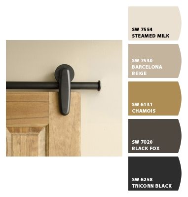 Barcelona Beige, Black Paint Colors, Bathroom Beige, Front Room Decor, Best Bathroom Flooring, Floor Paint Colors, Paint Color Combos, Beige Paint Colors, Black Furniture Living Room