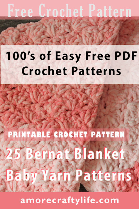 bernat baby blanket yarn crochet patterns Fast Crochet Baby Blanket Free, Bernat Blanket Yarn Patterns Crochet Beginner, Bernat Blanket Yarn Crochet Edging, Bernat Blanket Yarn Patterns Free, Bernat Dappled Yarn Patterns, Bernard Baby Blanket Crochet Pattern, Crochet Baby Blanket Bulky Yarn, Super Chunky Crochet Blanket Pattern Free, Free Bernat Blanket Crochet Patterns