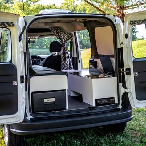 RAM ProMaster City van interior Ram Promaster City Conversion, Camper Van Conversions, Custom Camper Vans, Custom Campers, Van Conversions, Ram Promaster, Camper Van Conversion, The Ram, Campervan Conversions