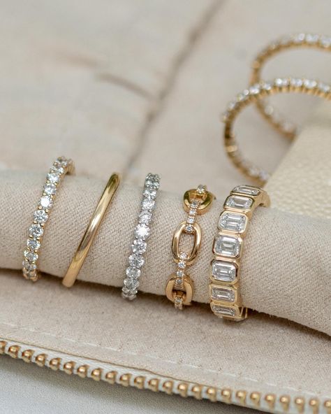 Stack it up, mix it up, and let your fingers do the talking!🌟💍 #charlesandcolvard #labgrowndiamonds #madenotmined #jewelry #luxuryjewelry #ringstack #ringinspo #jewelryaddict Ring Stacking Ideas, Ring Stacking, Stacking Rings, Luxury Jewelry, Lab Grown Diamonds, Ring, Quick Saves