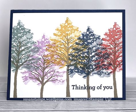 Su Beauty Of Friendship Cards, Stampin Up Beauty Of Friendship Cards, Stampin Up Language Of Friendship, Stampin Up Beauty Of Friendship, Beauty Of Friendship Stampin Up Cards, Friendship Card Ideas, Beauty Of The Earth Dsp, Pride Cards, Cards With Trees