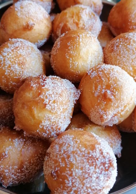 Greek Doughnut Recipe, Baked Doughnuts With Greek Yogurt, Yogurt Doughnut Recipe, Greek Yogurt Doughnut Recipe, Recipes Using Greek Yogurt Desserts, Yogurt And Flour Dough, Greek Donuts Recipes, Yogurt Almond Flour Donut Holes, Recipes Using Vanilla Greek Yogurt