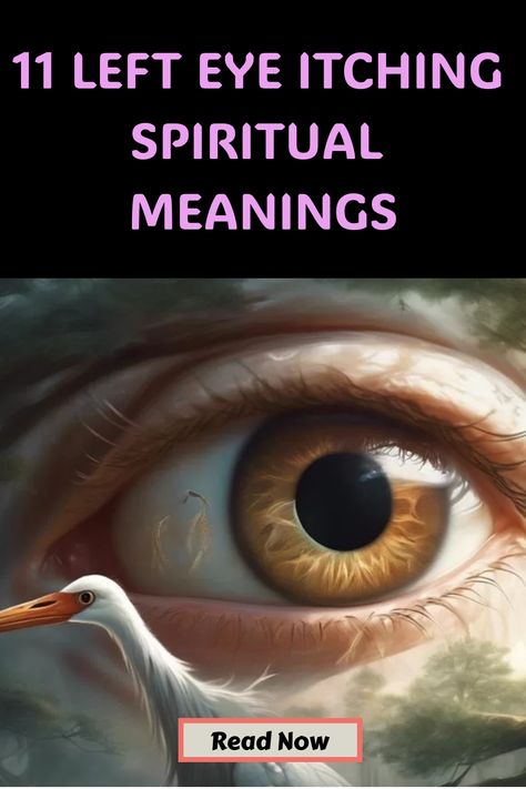 [object Object] Left Eye Itching Spiritual Meaning, Right Eye Twitching, Eye Twitching, Left Eye, Deep Truths, Spiritual Truth, People Leave, Gut Feeling, Male Eyes