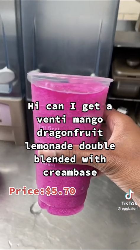 Pineapple Mango Lemonade, Starbucks Specialty Drinks, Starbucks Copycat Recipes Drinks, Lemonade Slushie, Starbucks Drink Menu, Starbucks Secret Menu Recipes, Fun Drink Recipe, Cold Starbucks Drinks, Mango Lemonade