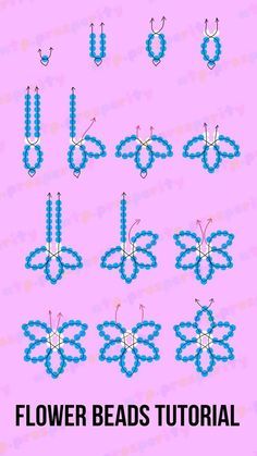 Aesthetic Flower, Flower Bracelet, Beading Tutorials, Flower Making, Beaded Flowers, Bracelet, Beads, Flowers, Quick Saves