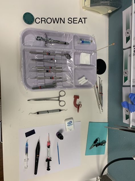 Dental Procedures Step By Step, Dental Assistant Tray Set Up, Dental Tray Setup, Dental Assistant Study Guide, Dental Hygiene Graduation, Dental Lab Technician, Dental Assistant School, Dental Hygienist School, Dental Assistant Study