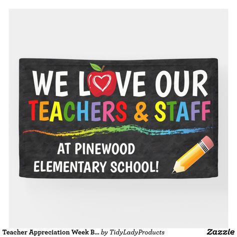 Teacher Appreciation Week Banner Teacher Appreciation Banner Ideas, Teacher Appreciation Posters Ideas Signs, Teacher Appreciation Bulletin Boards, Teacher Appreciation Banner, Pto Events, Teacher Appreciation Door Decorations, Teacher Appreciation Poster, Teacher Appreciation Signs, Teacher Appreciation Themes