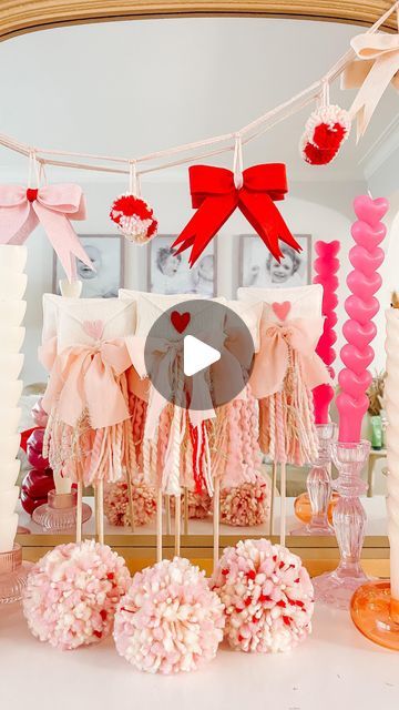 Sabrina ♥ SabsCrafts on Instagram: "Valentine’s Vibes 💋🎀💌🌸 . . . . . #valentinesday #valentines #vday #valentinesdecor #vdaydecor #coquette #valentinesvibes #pinkdecor #pinkaesthetic #homedecor #homesweethome #bows #loveletters #coquetteaesthetic" Vday Decor, Pink Decor, Valentine Decorations, Pink Aesthetic, Sweet Home, Valentines Day, Valentines, On Instagram, Instagram