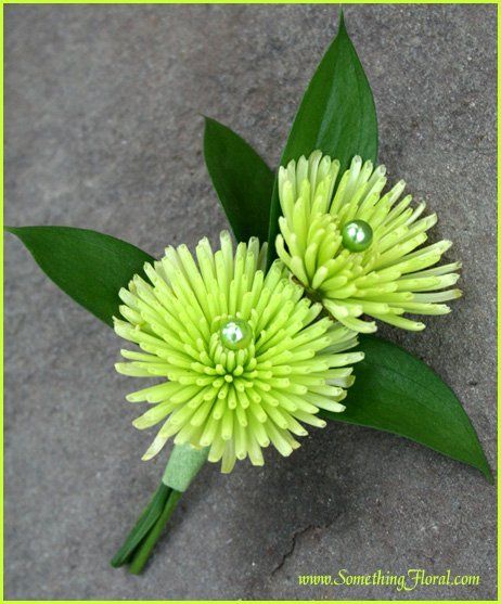 Emerald Corsage, Homecoming Boutonniere, Fresh Bridal Bouquets, Green Boutonniere, Diy Wedding Planner, Wedding Boutonnieres, Beautiful Bouquets, Prom Flowers, Wedding Fun