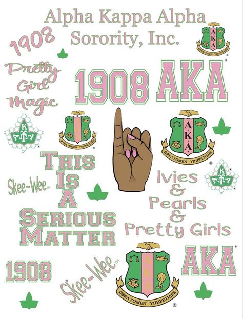 Alpha Kappa Alpha Crafts, Sorority Aesthetic, Aka Apparel, Alpha Kappa Alpha Paraphernalia, Aka Sorority Gifts, Alpha Girl, Skee Wee, Green Shirts, Aka Sorority