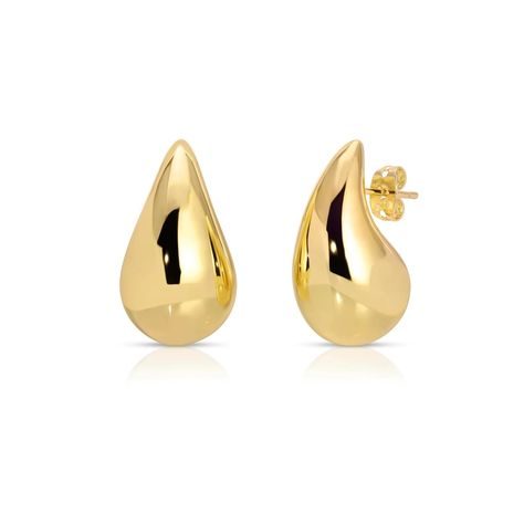 PRICES MAY VARY. Chunky earring: Teardrop earrings look chunky and very cute. And it is made of brass and filled with real gold. It not only has a long-lasting color, but is also very light in weight. It will not cause discomfort to the ears when worn for a long time. Drop earrings: Water drop earrings are carefully made with reference to the shape of real water drops in appearance. They are hollow inside and very light, making them very suitable for women to wear. It is the best choice whether Earrings Gold Chunky, Funky Gold Earrings, 2025 Wishlist, Gold Chunky Earrings, Waterdrop Earrings, Chunky Gold Earrings, Drop Gold Earrings, Gold Teardrop Earrings, Rush Week