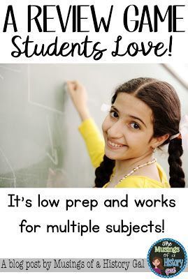 A Review Game Students Love - Whether you're studying for an end of chapter review, the entire unit, doing year end test prep, or ANY type of test - you're going to LOVE this review game! It works great for ANY subject matter with 3rd, 4th, 5th, 6th, 7th, 8th, 9th, 10th, 11th, and 12th grade students. Did I mention a FREE download too?! What more could you ask for? {test prep freebie} Test Review Games, Study For A Test, Exam Review, Secondary Teacher, Secondary Ela, How To Study, Social Studies Teacher, Review Activities, 12th Grade