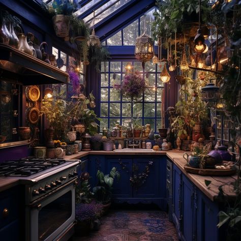 Whimsigoth Kitchen Aesthetic, Ornate Maximalism, Whisimgoth Home, Whimsigothic Interior, Maxamilist House, Whimsical House Interior, Whimsigoth Kitchen, Cool Room Aesthetic, Whimsigoth House