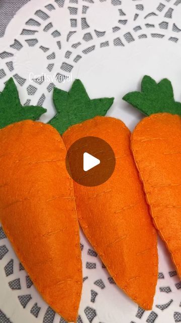 Craftsykoyel on Instagram: "Felt carrot for Easter decor. 

#feltcraft #feltornament #eastercarrot #carrots #carrotdecor #handmade #handsewn #handsewing #craftsykoyel #easterdecor #feltcarrot #handmadecarrots #easterbasket #handmadeinusa #smallartist #viralreelsvideo #viralmusic #eastercrafts #feltdecor #eastertable" Felt Carrot, Easter Carrots, Felt Craft, Felt Decorations, March 19, Easter Table, Felt Ornaments, Easter Decor, Felt Crafts