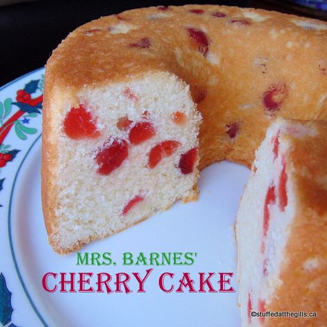 Newfoundland Cherry Cake, Cherry Walnut Cake, Cherry Pound Cake Recipes, Cherry Loaf Cake, Cherry Pound Cake, Newfoundland Christmas, Sultana Cake, Cherry Cake Recipe, Newfoundland Recipes